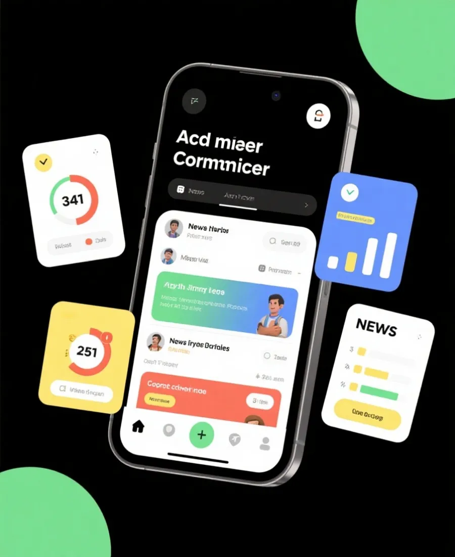 移动端开奖与资讯入口示意图