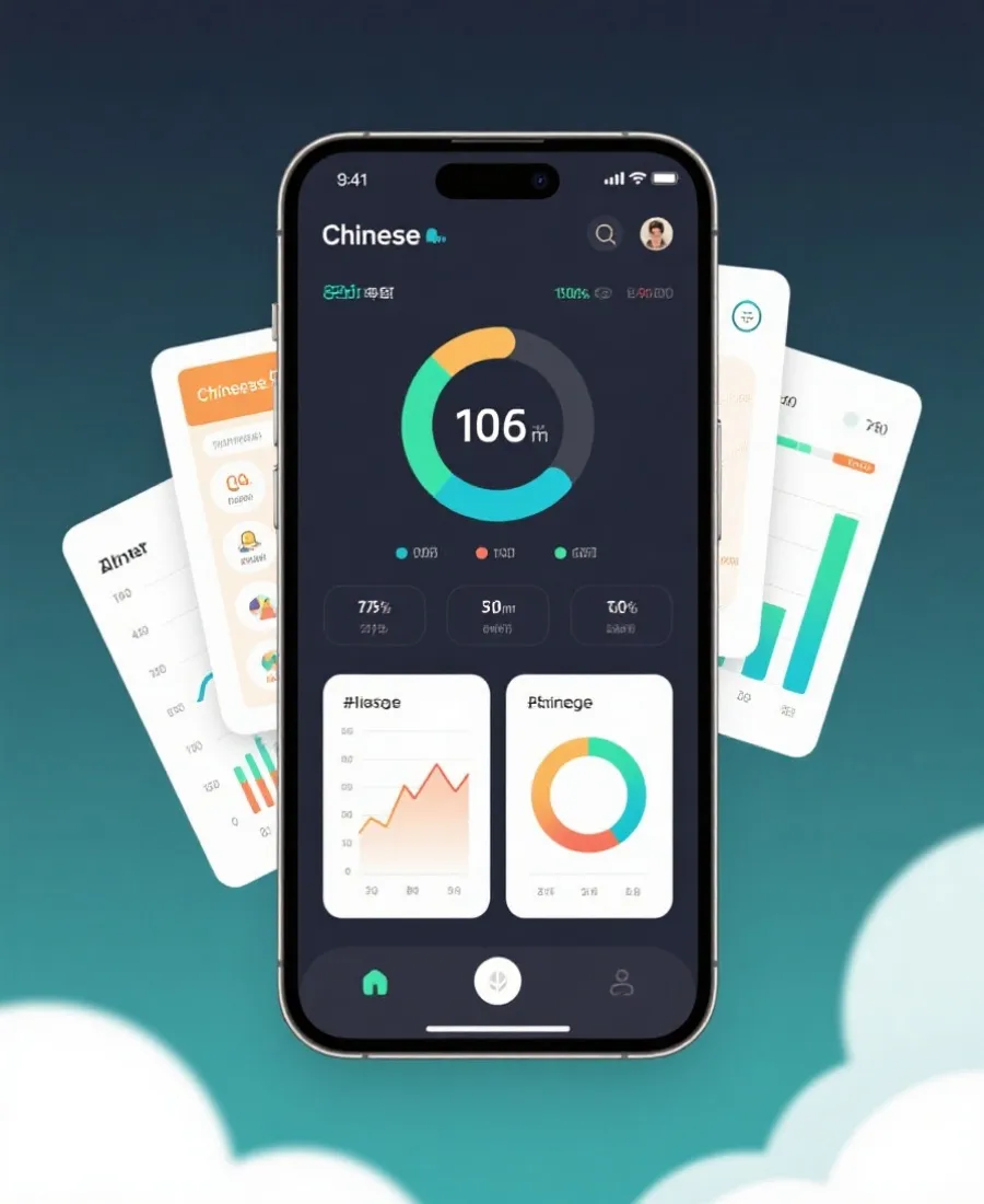 中彩网App下载与移动端界面示意图