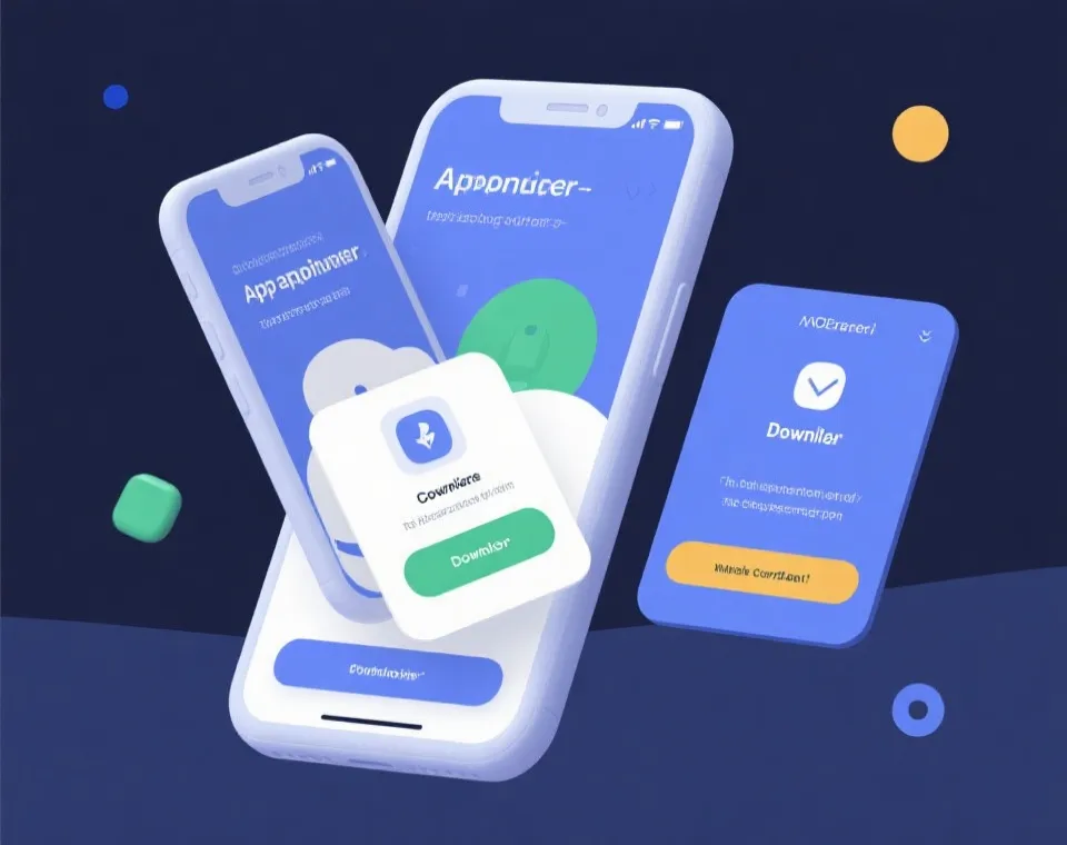 App下载安装流程示意图